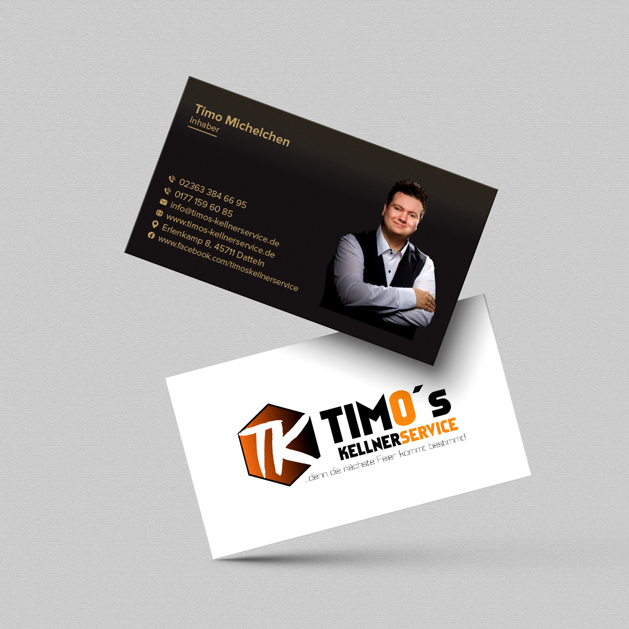 Business Card Design by Bikash Das for Timo's Kellnerservice UG | Design #30523077