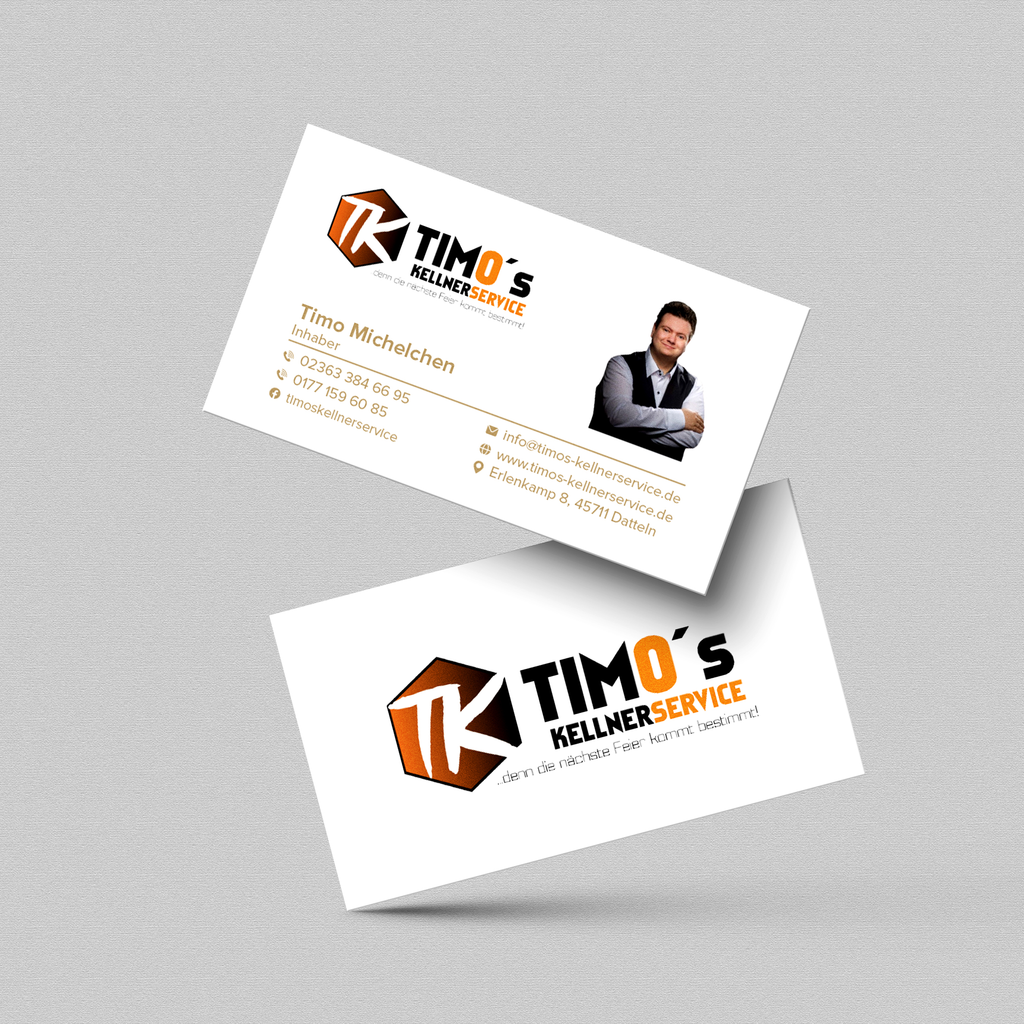 Visitenkarten-Design von Bikash Das für Timo's Kellnerservice UG | Design #30523180