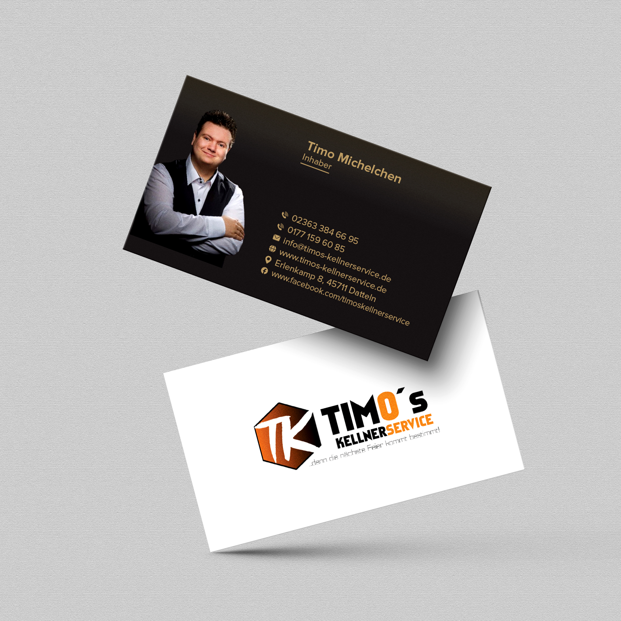 Business Card Design by Bikash Das for Timo's Kellnerservice UG | Design #30524741