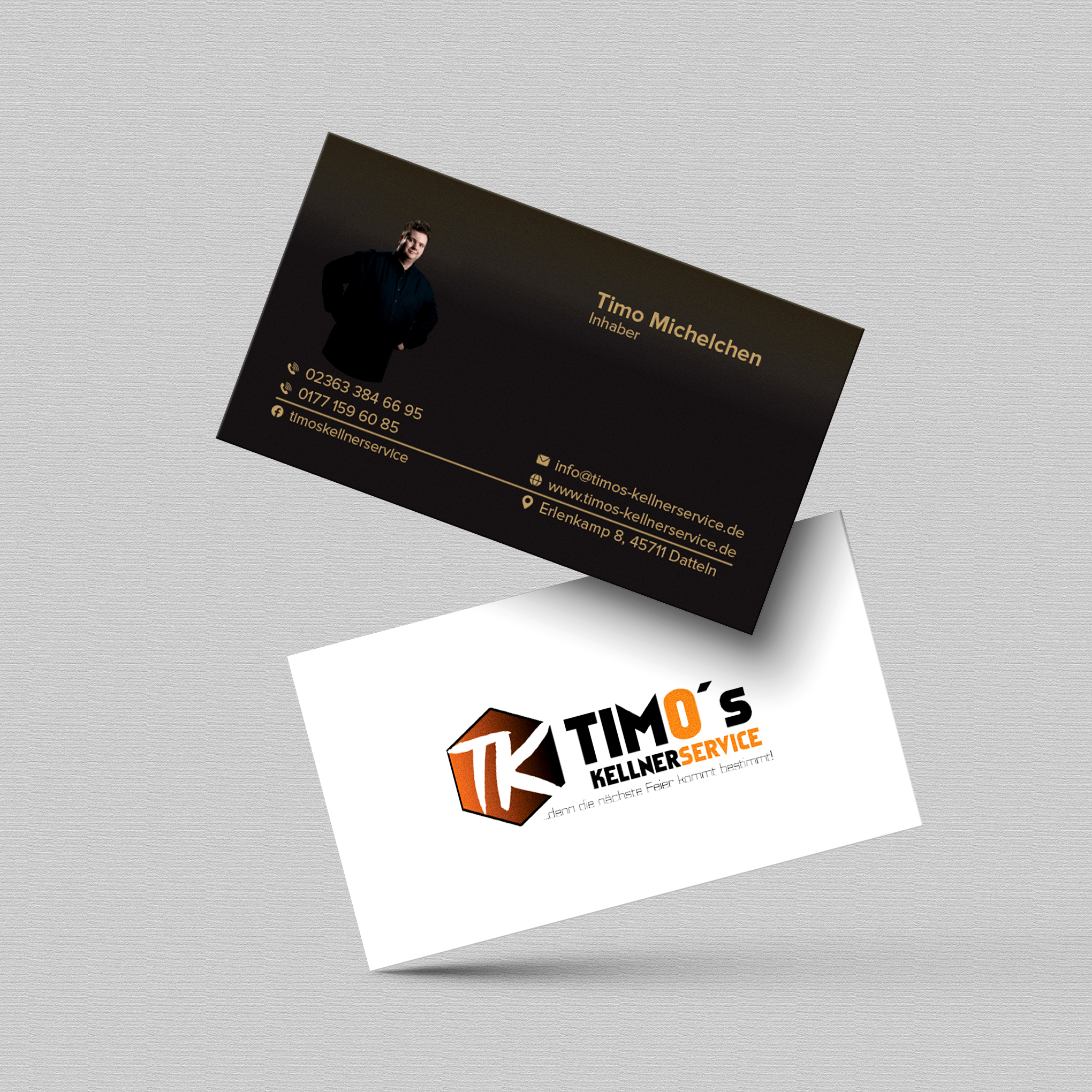 Business Card Design by Bikash Das for Timo's Kellnerservice UG | Design #30524877