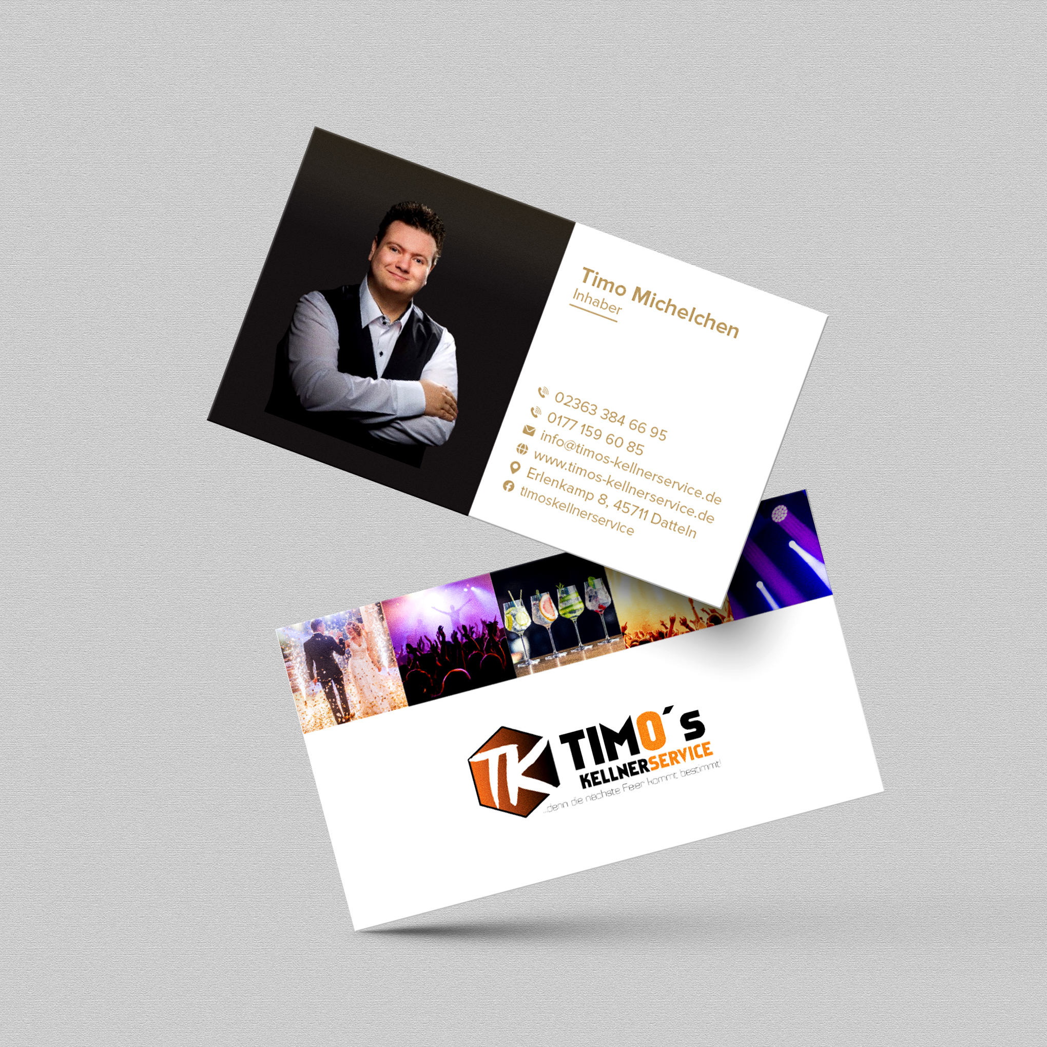 Visitenkarten-Design von Bikash Das für Timo's Kellnerservice UG | Design #30526282