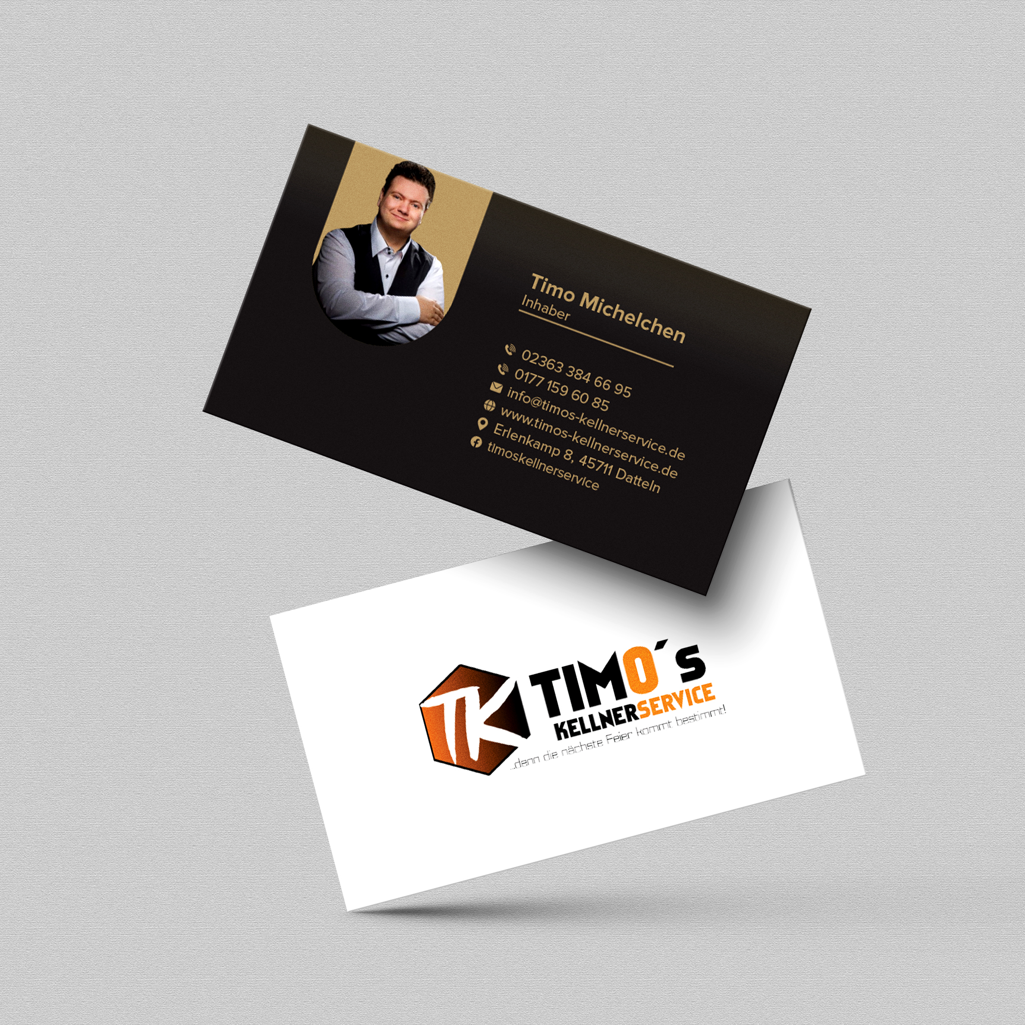 Business Card Design by Bikash Das for Timo's Kellnerservice UG | Design #30529956