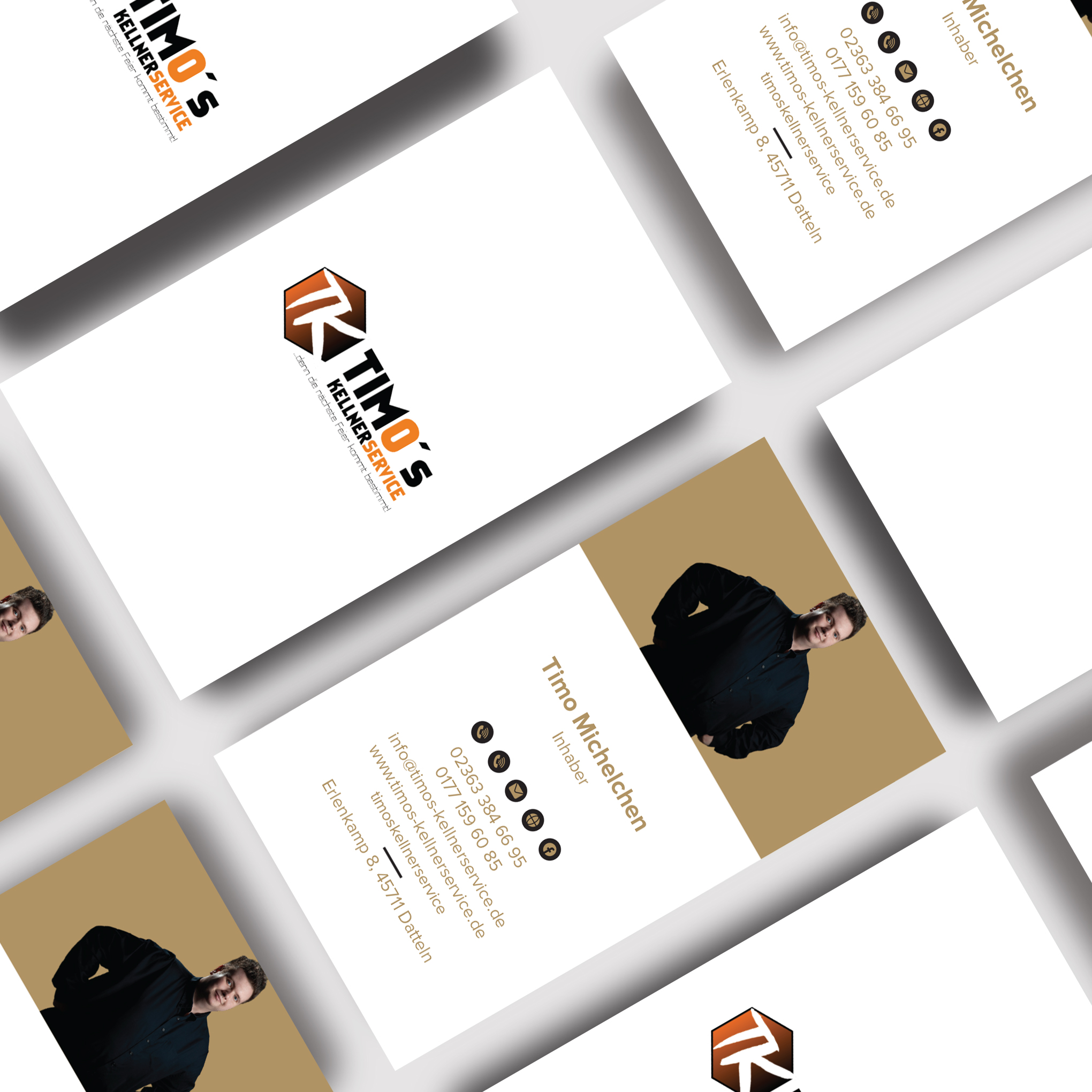 Visitenkarten-Design von Bikash Das für Timo's Kellnerservice UG | Design #30530803