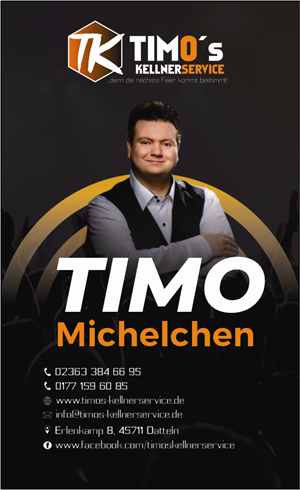 Business Card Design by Julian 10 for Timo's Kellnerservice UG | Design: #30540409