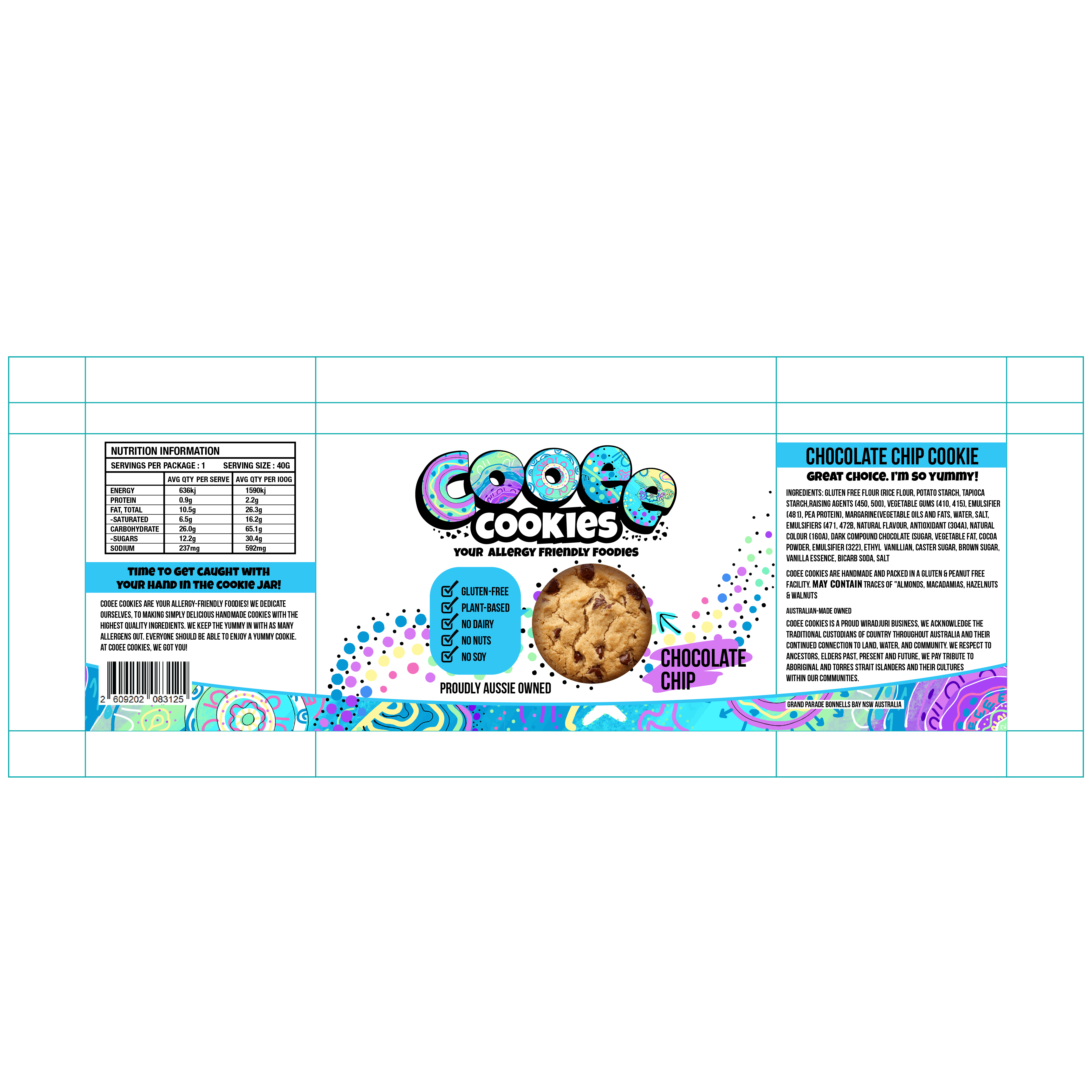 Packaging Design by Franabanana for Cooee Cookies | Design #30514430