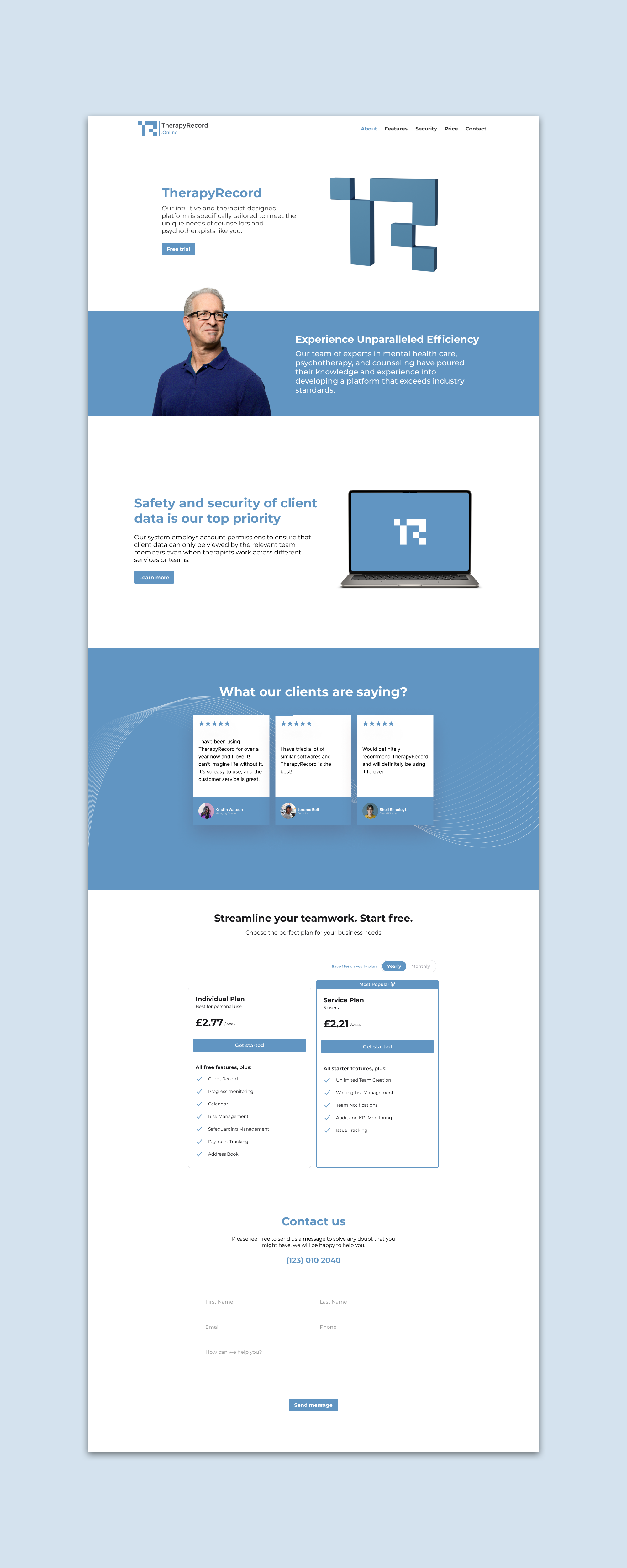 WordPress-Design von Daniel Benitez für dieses Projekt | Design #30538412