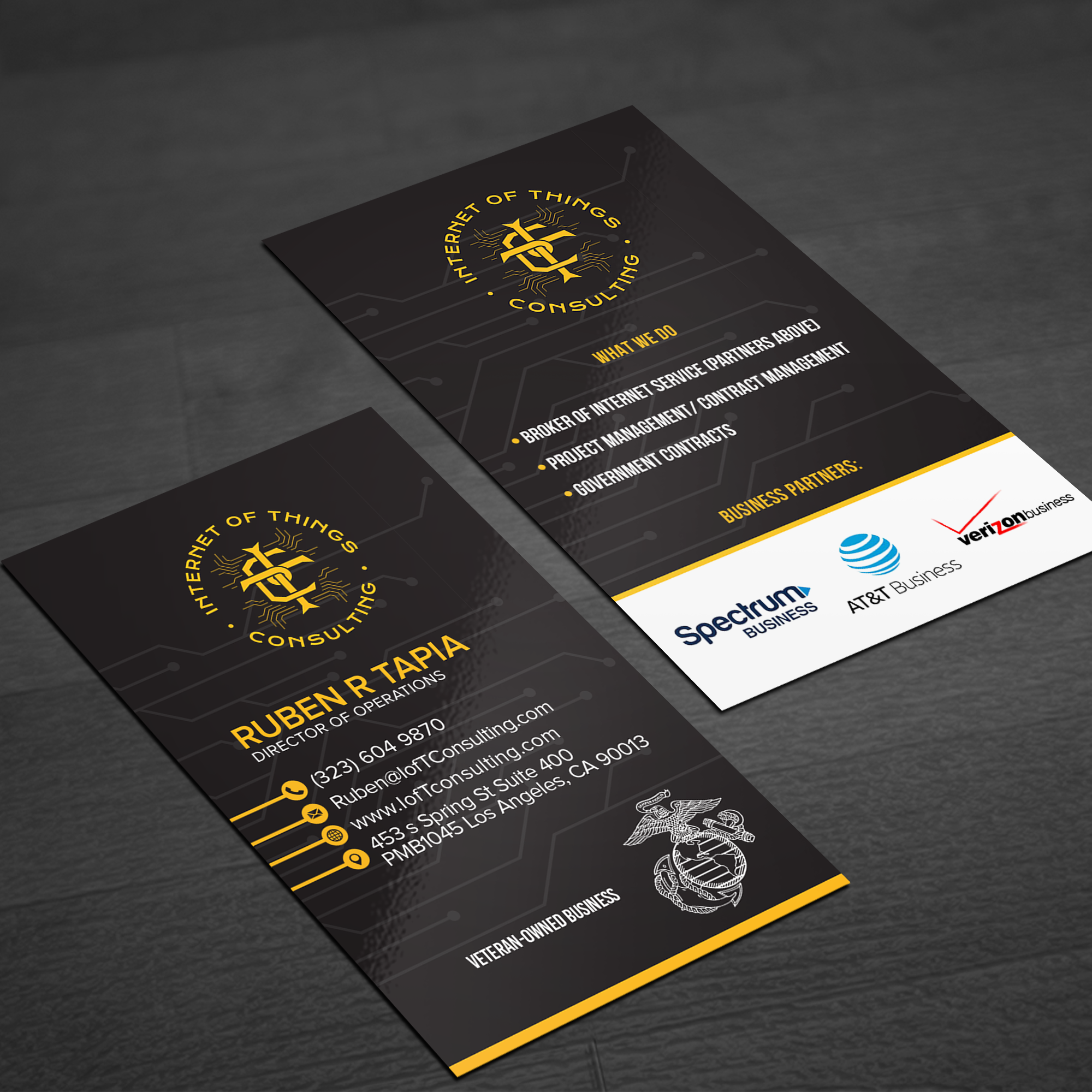 Business Card Design by WellDesign for Internet of Things Consulting | Design #30519084