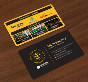 Diseño de Tarjeta de Presentación por Sun Moon Graphic Designer para Internet of Things Consulting | Diseño: #30521882