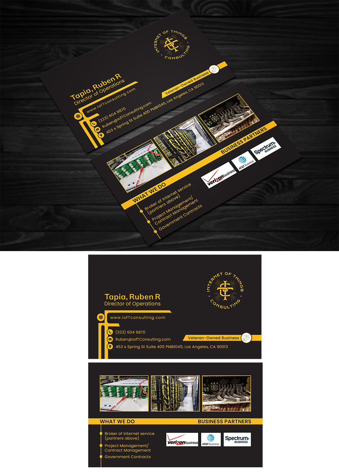 Design de Carte de Visite par CREATOR VK pour Internet of Things Consulting | Design #30523204