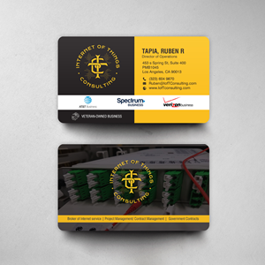 Diseño de Tarjeta de Presentación por chandrayaan.creative para Internet of Things Consulting | Diseño: #30520112