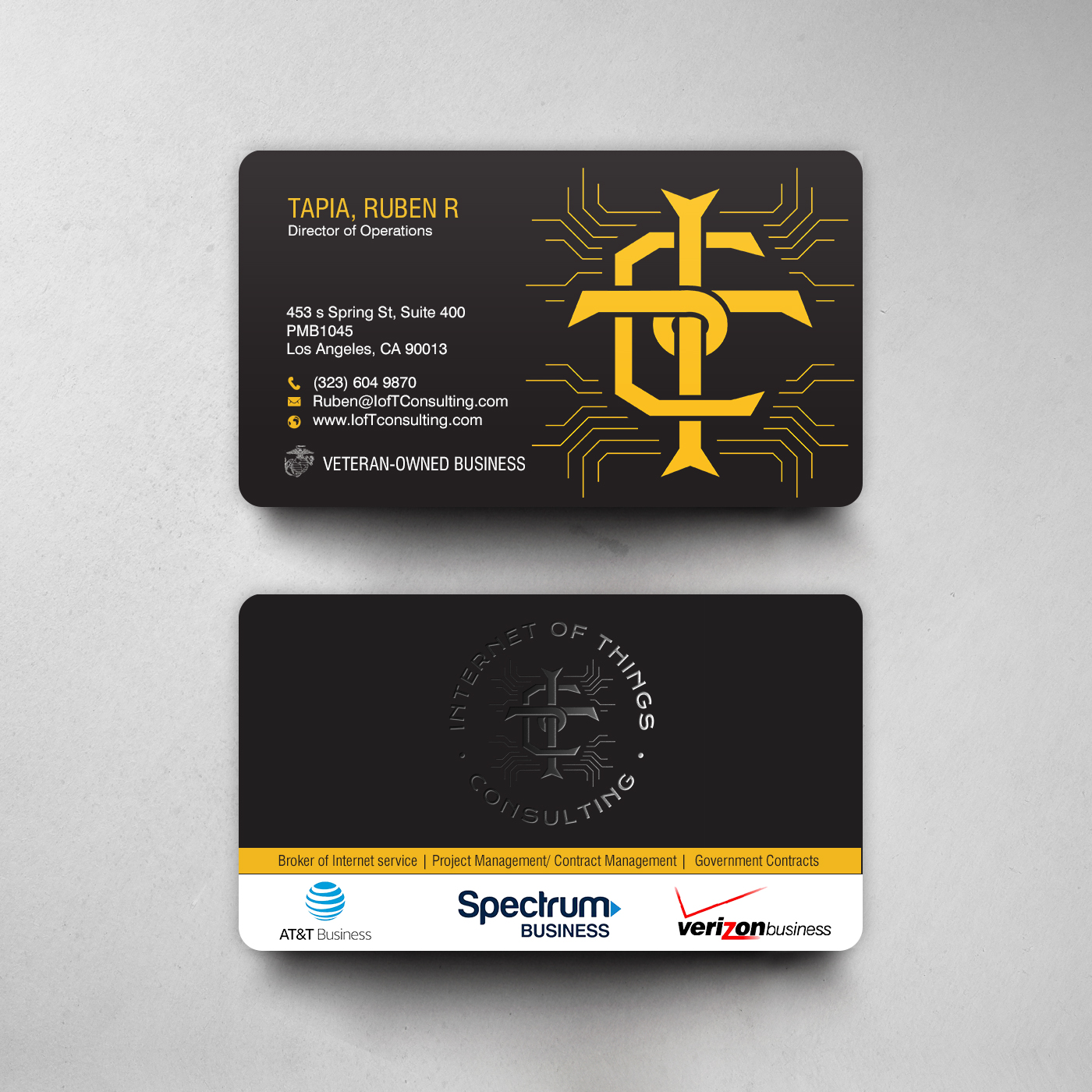 Business Card Design by chandrayaan.creative for Internet of Things Consulting | Design #30520144