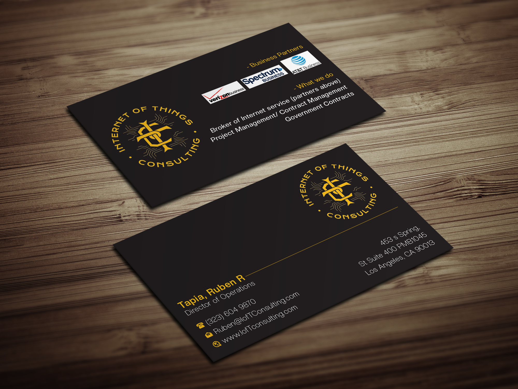 Business Card Design by Magic of Art for Internet of Things Consulting | Design #30521931