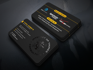 Diseño de Tarjeta de Presentación por Uttom 2 para Internet of Things Consulting | Diseño: #30518996