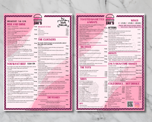 Menu Design by Rohan.Gupta for this project | Design: #30522706