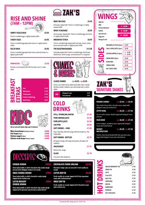 Diseño de Menú por Brooks Design para este proyecto | Diseño: #30561974