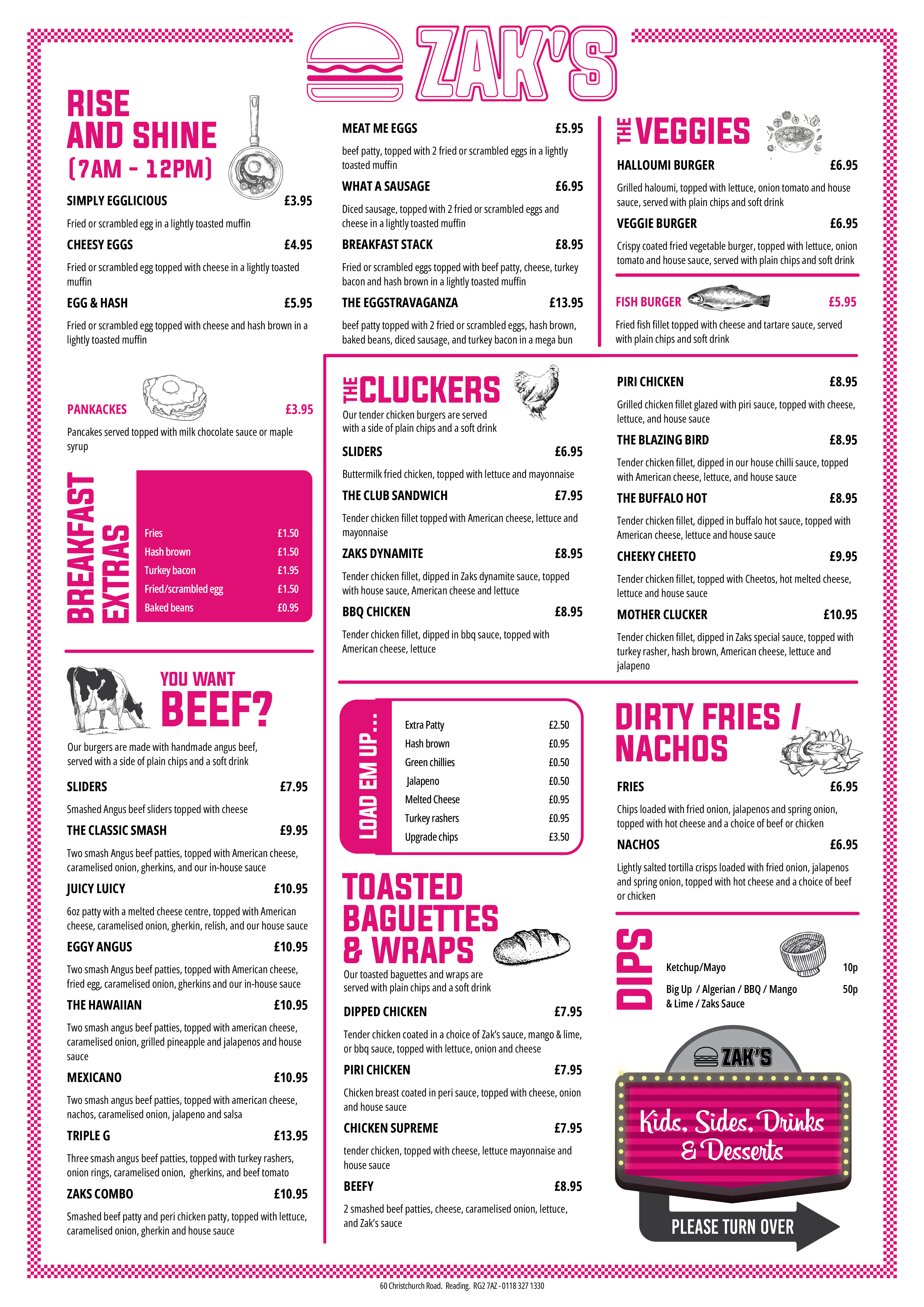 Diseño de Menú por Brooks Design para este proyecto | Diseño #30574732