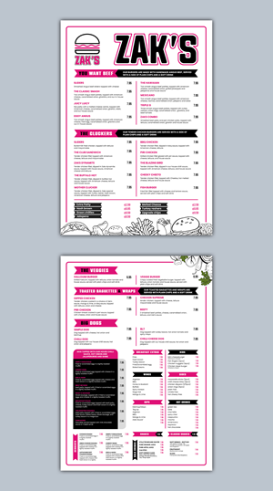 Diseño de Menú por debdesign para este proyecto | Diseño: #30543765