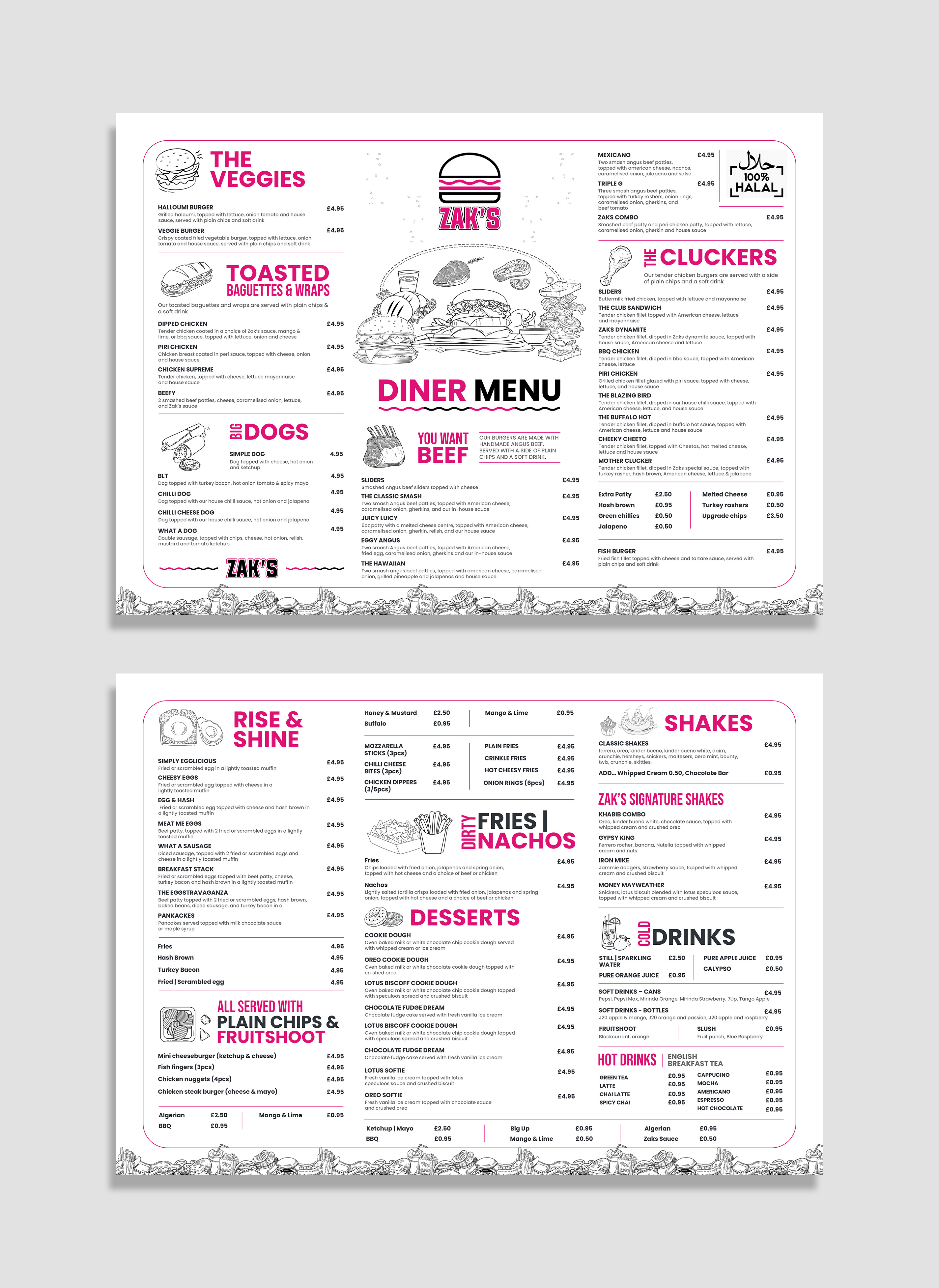 Diseño de Menú por debdesign para este proyecto | Diseño #30543811