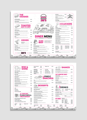 Diseño de Menú por debdesign para este proyecto | Diseño: #30543811