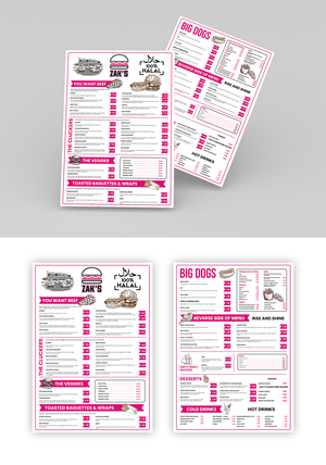 Diseño de Menú por debdesign para este proyecto | Diseño: #30544430