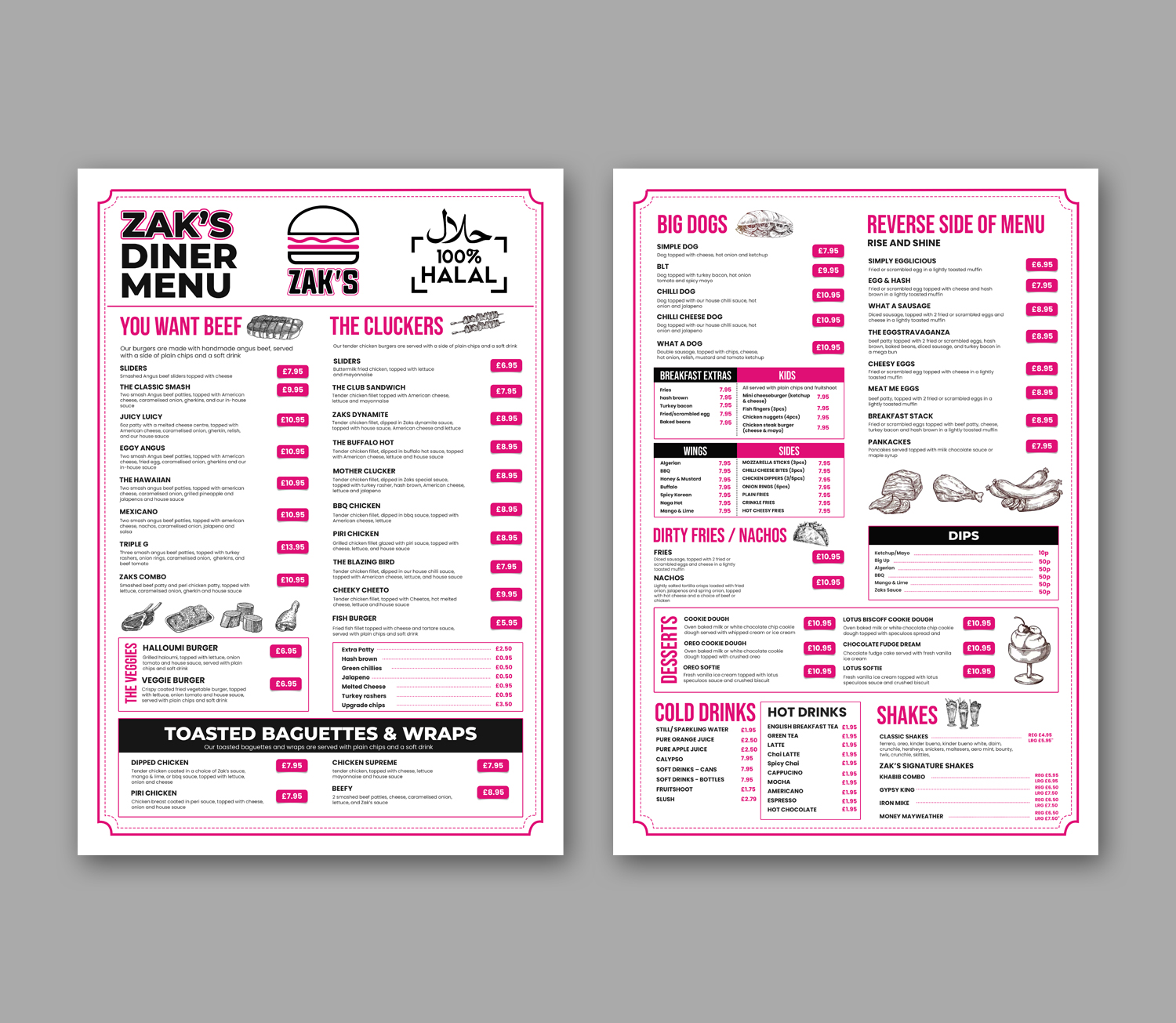 Diseño de Menú por debdesign para este proyecto | Diseño #30544491