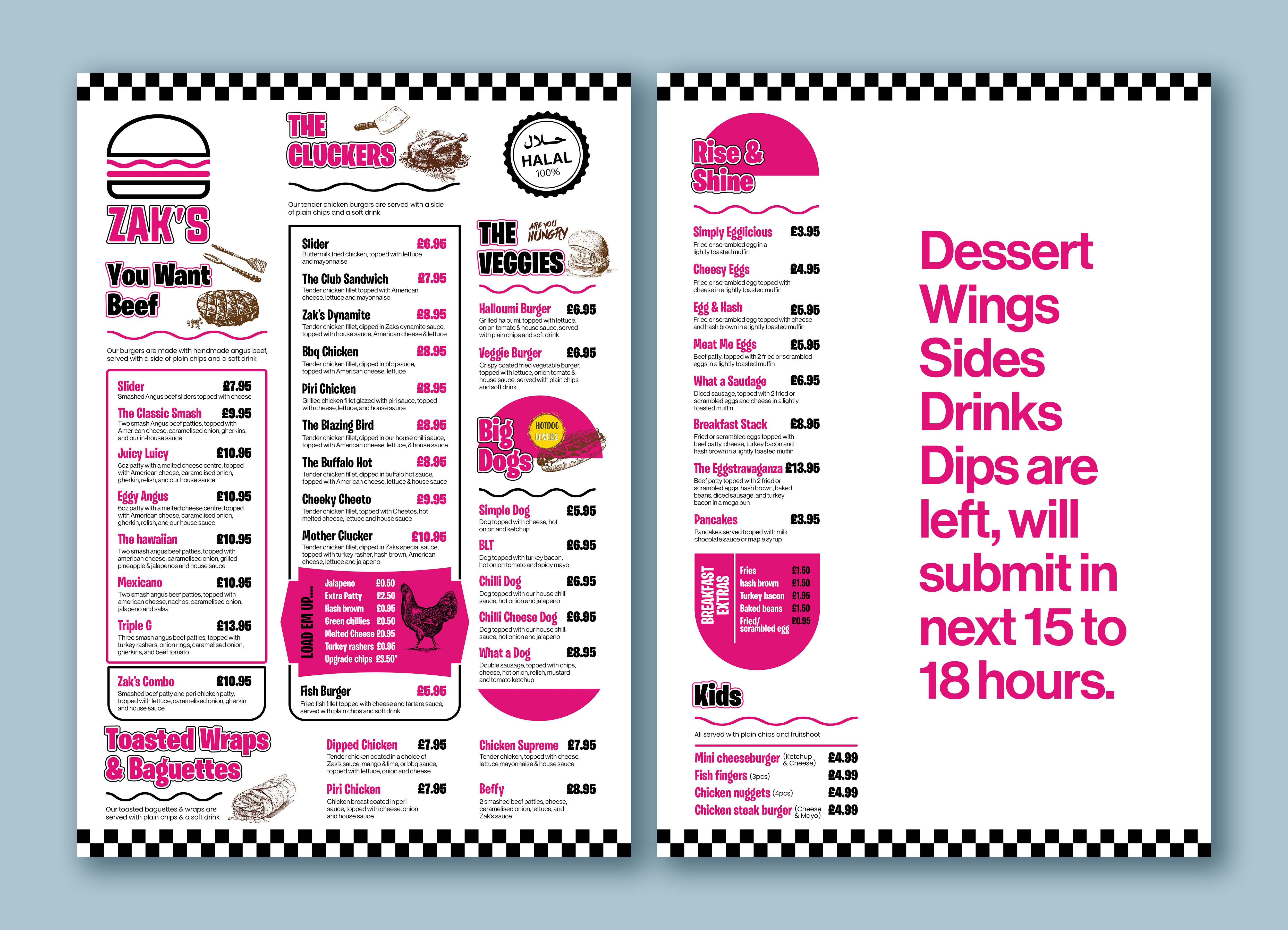 Menu Design by Graphic Guy for this project | Design #30536518