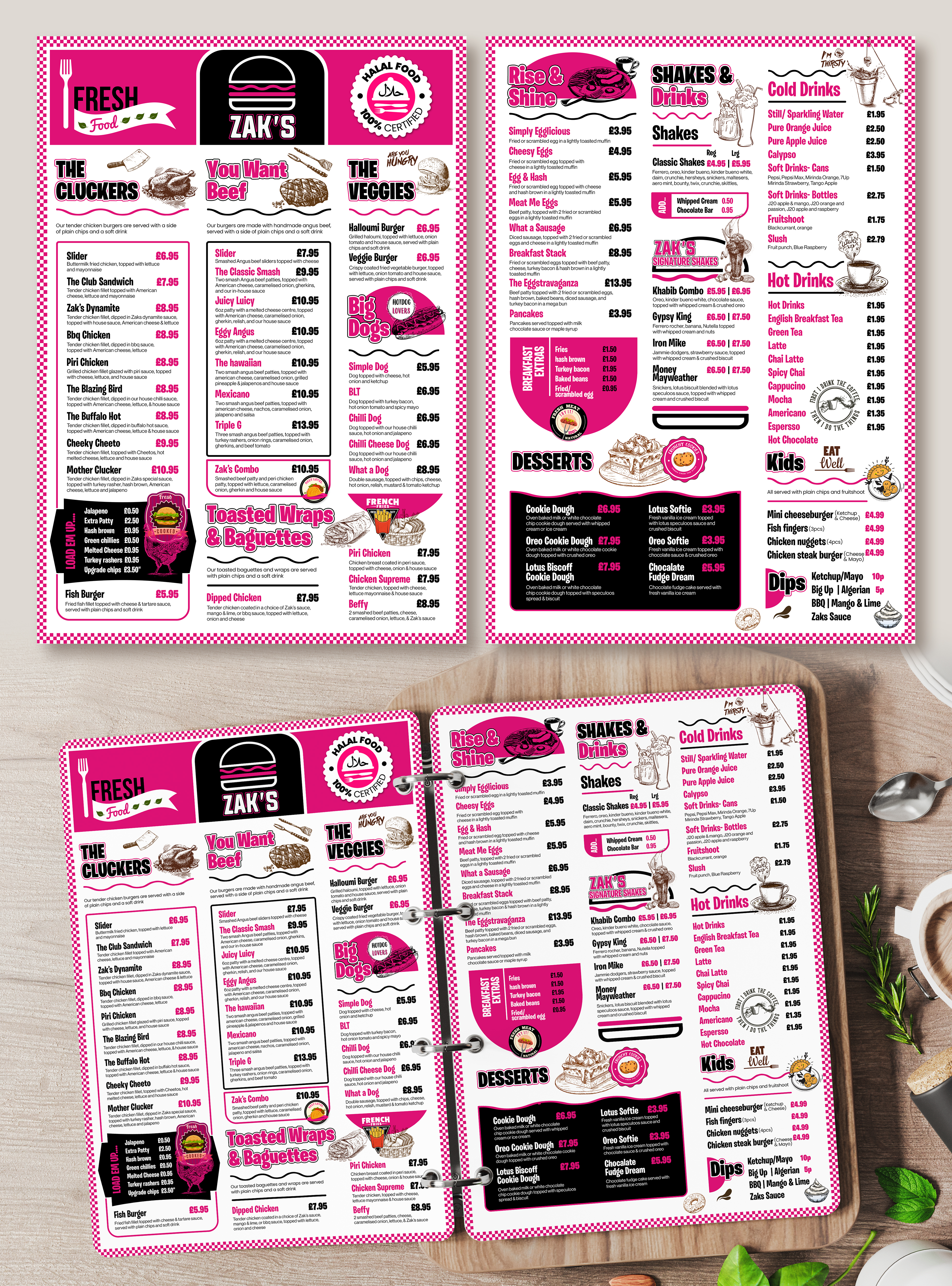 Diseño de Menú por Graphic Guy para este proyecto | Diseño #30543084