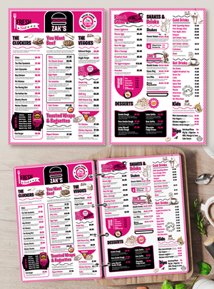 Diseño de Menú por Graphic Guy para este proyecto | Diseño: #30543084