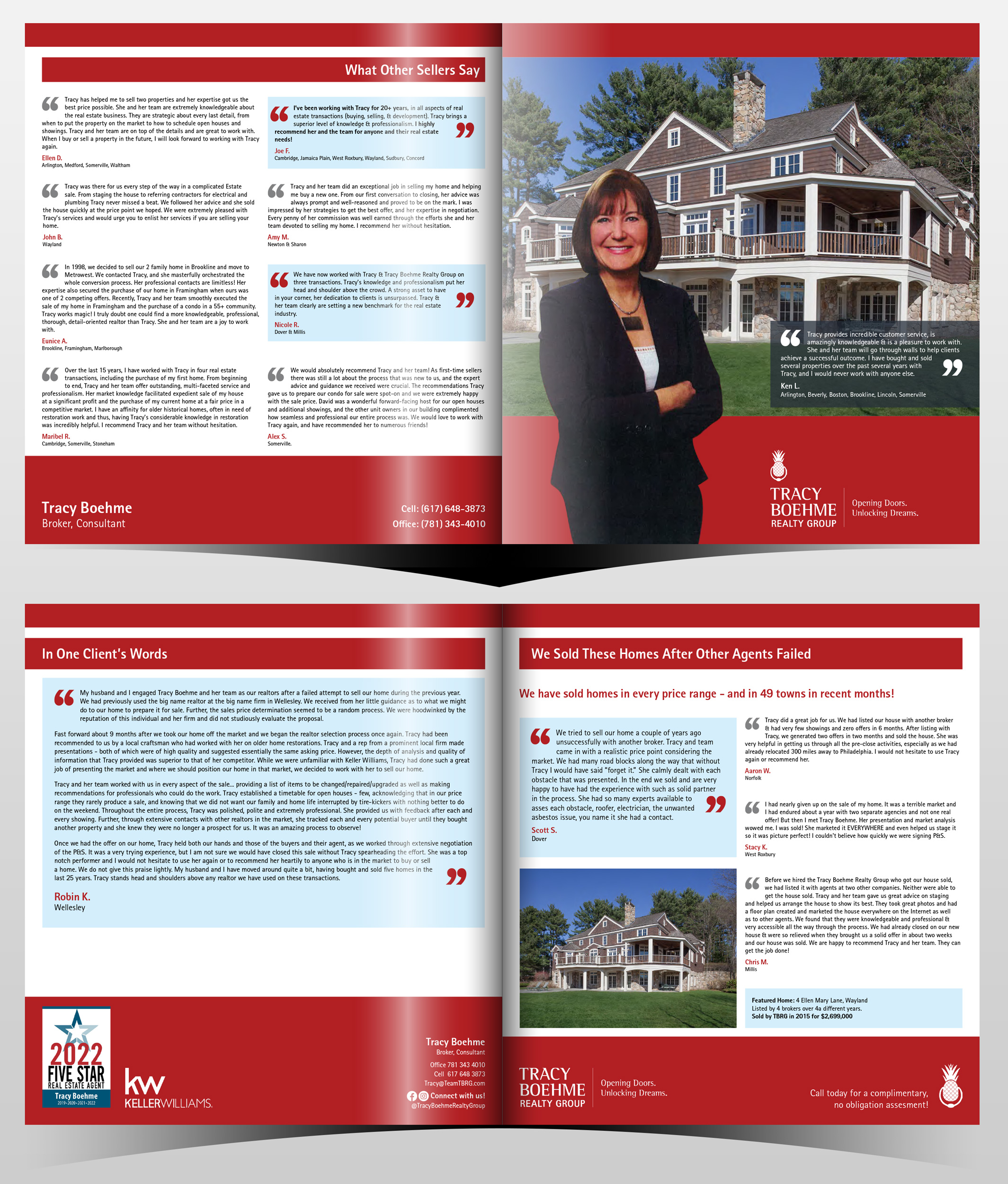 Brochure Design by Gmmieh for Tracy Boehme Realty Group | Design #30521119