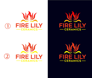 Logo Design by Mi Design1 for Fire Lily Ceramics | Design: #30522940