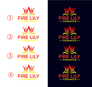 Logo Design by Mi Design1 for Fire Lily Ceramics | Design: #30522985