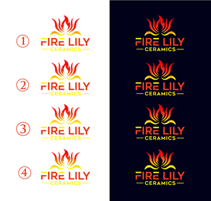 Logo Design by Mi Design1 for Fire Lily Ceramics | Design: #30522993