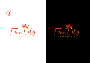 Logo Design by Mi Design1 for Fire Lily Ceramics | Design: #30545952