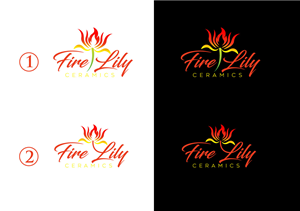 Logo Design by Mi Design1 for Fire Lily Ceramics | Design: #30545953