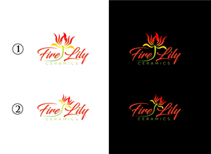 Logo Design by Mi Design1 for Fire Lily Ceramics | Design: #30550129