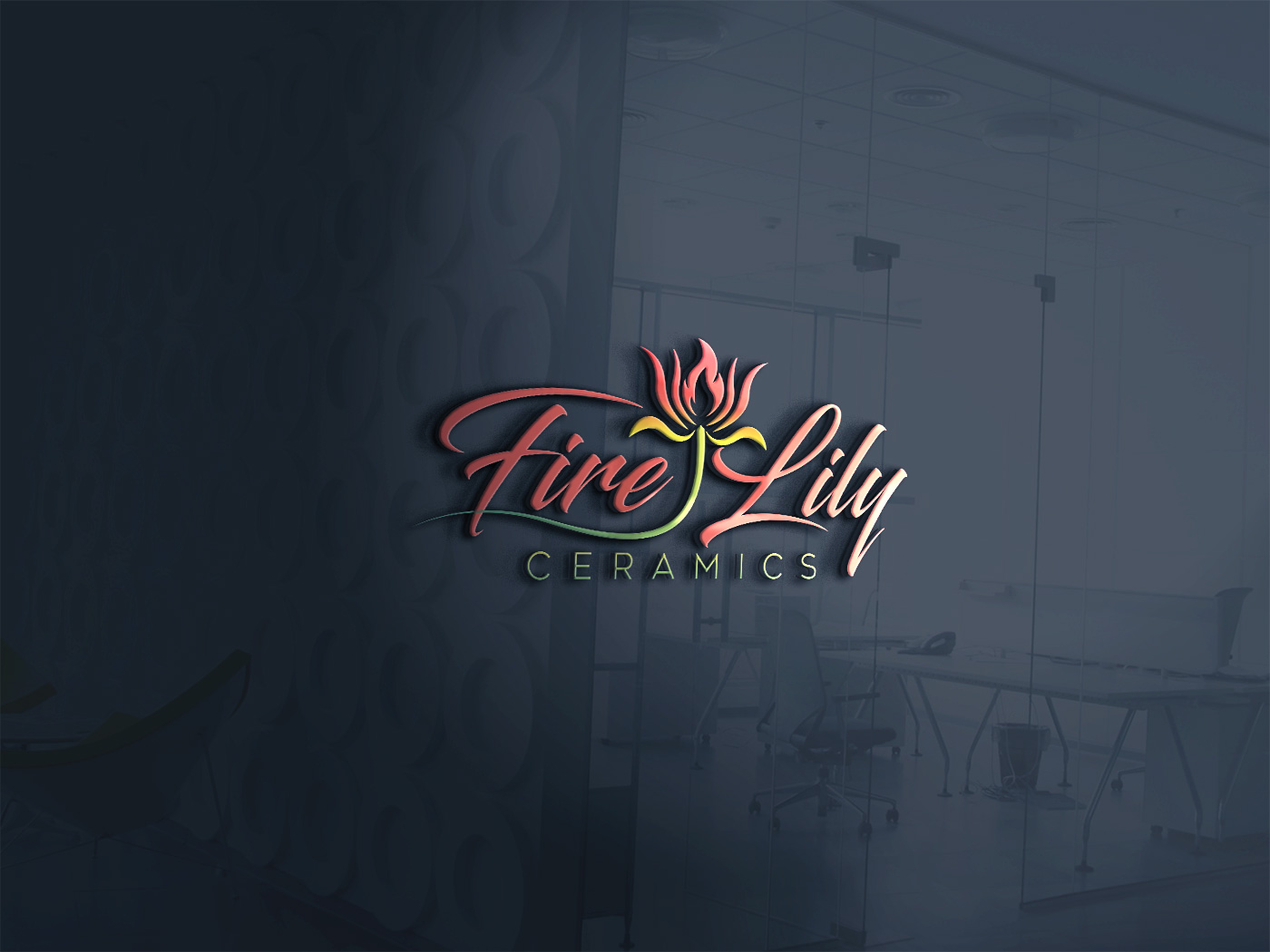 Logo Design by Mi Design1 for Fire Lily Ceramics | Design #30557501
