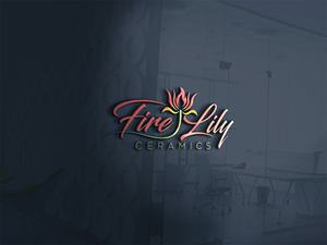 Logo Design by Mi Design1 for Fire Lily Ceramics | Design: #30557501