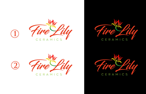 Logo Design by Mi Design1 for Fire Lily Ceramics | Design: #30625436