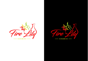 Logo Design by Mi Design1 for Fire Lily Ceramics | Design: #30697902