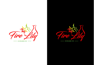 Logo Design by Mi Design1 for Fire Lily Ceramics | Design: #30697903