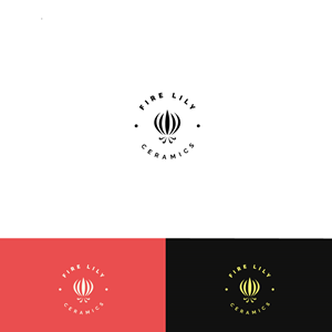 Logo Design by BatJazzStudio for Fire Lily Ceramics | Design: #30547510