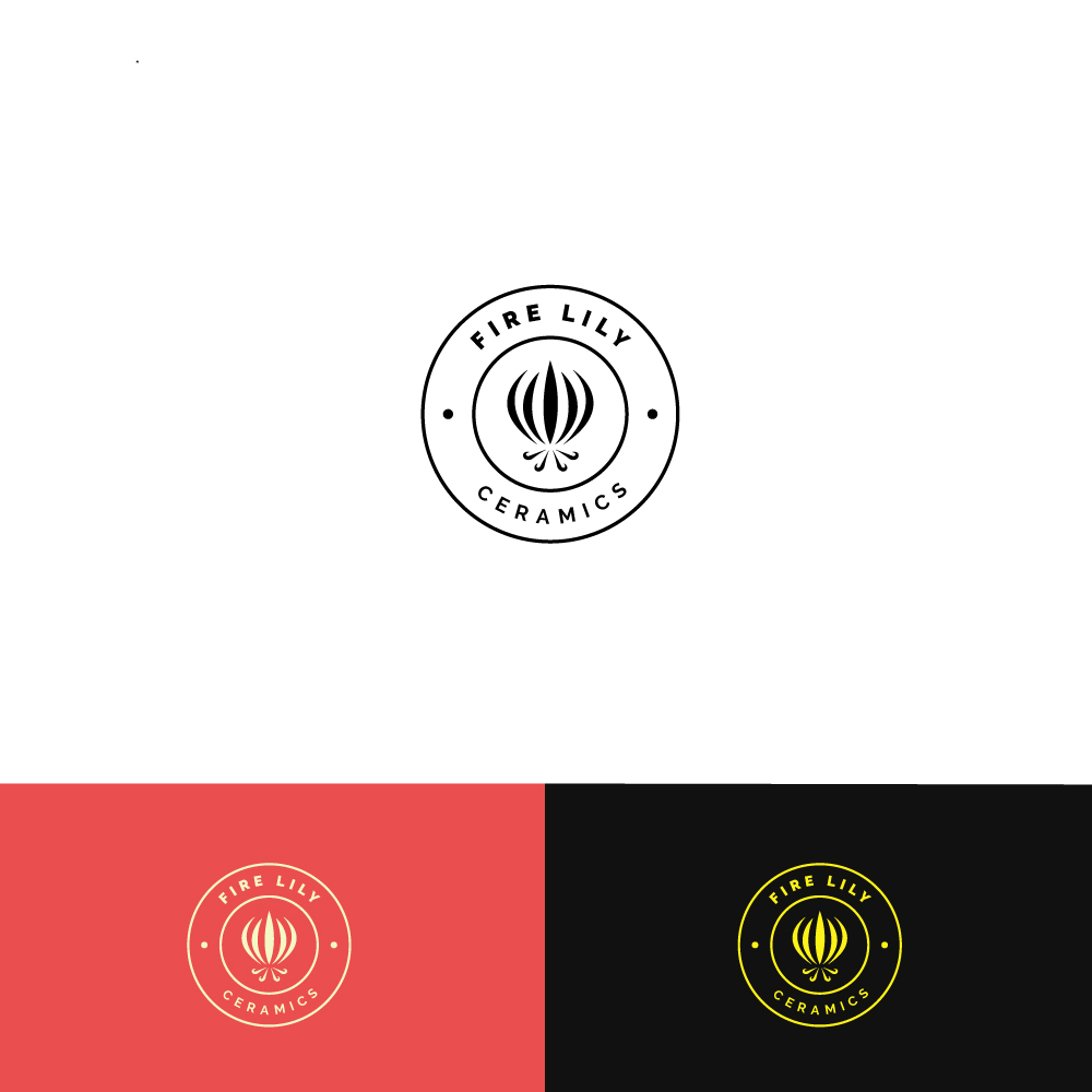 Logo-Design von BatJazzStudio für Fire Lily Ceramics | Design #30547511