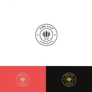 Logo Design by BatJazzStudio for Fire Lily Ceramics | Design: #30547511