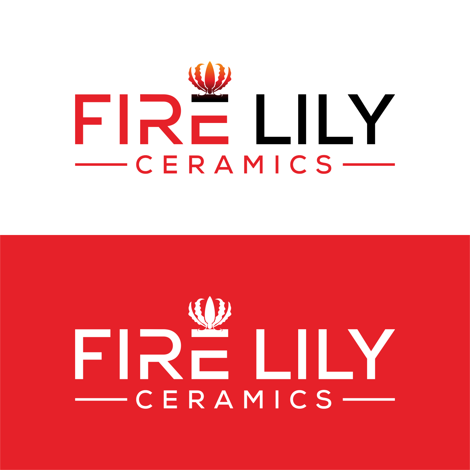 Logo Design by semarco for Fire Lily Ceramics | Design #30522685