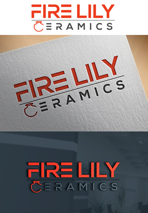 Logo Design by uzzal100 for Fire Lily Ceramics | Design #30530563
