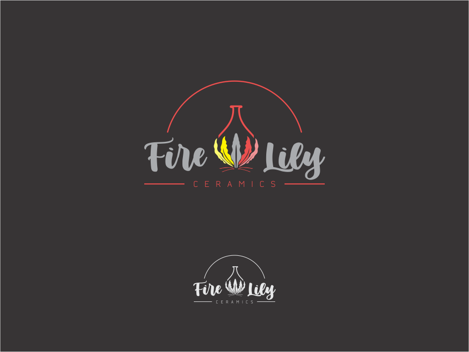 Logo Design by Bee Bee for Fire Lily Ceramics | Design #30531023