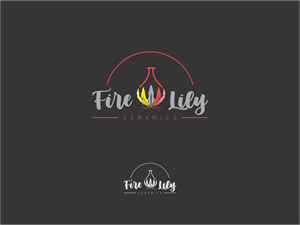 Logo Design by Bee Bee for Fire Lily Ceramics | Design #30531023