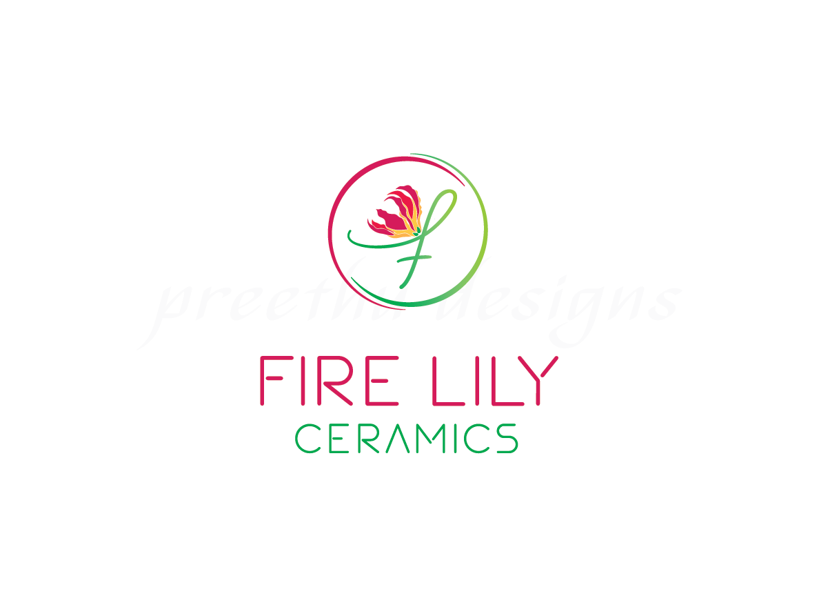 Logo Design by Preethu for Fire Lily Ceramics | Design #30554289