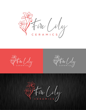 Logo Design by debdesign for Fire Lily Ceramics | Design: #30526650