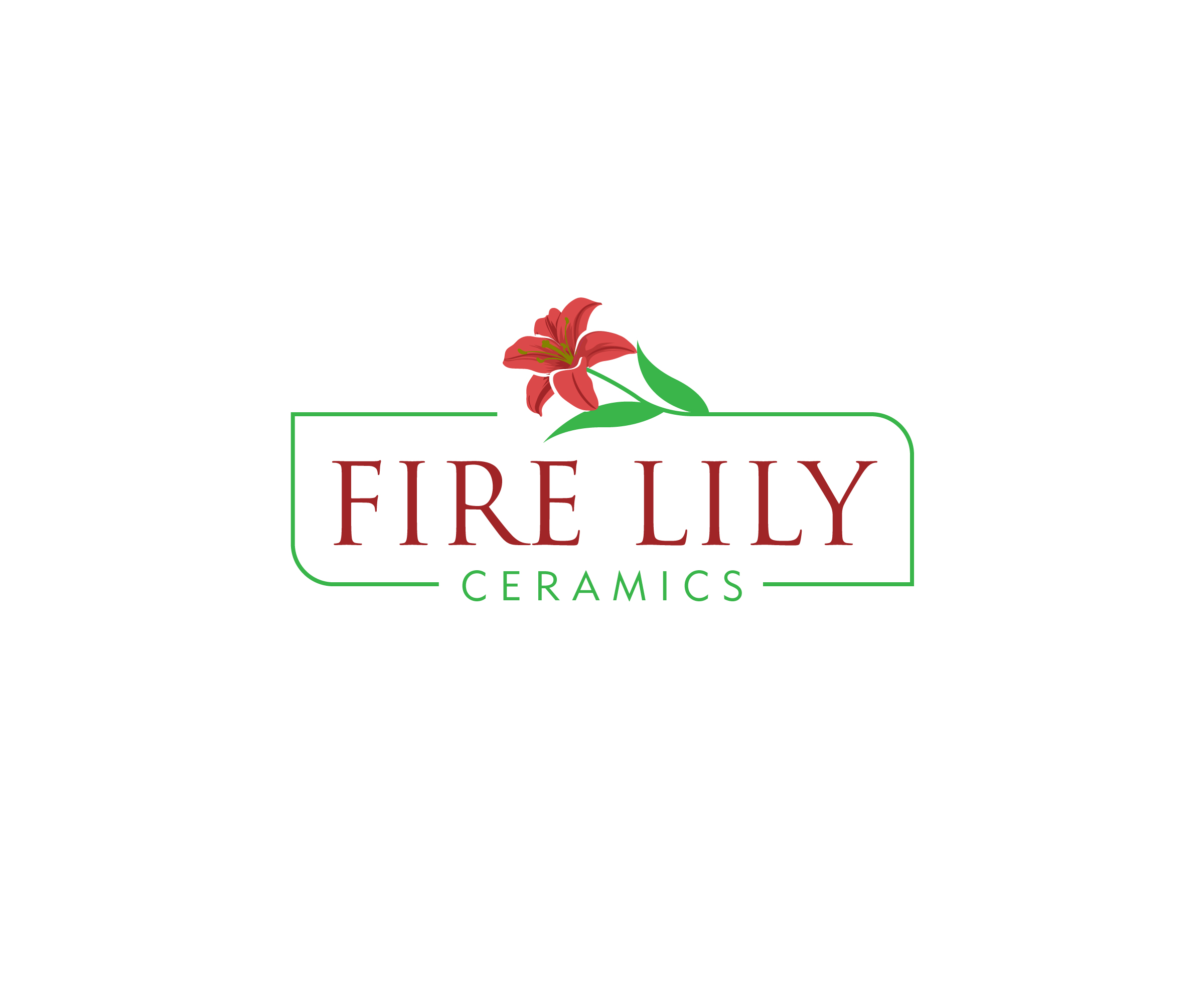 Logo Design by ecorokerz for Fire Lily Ceramics | Design #30525997